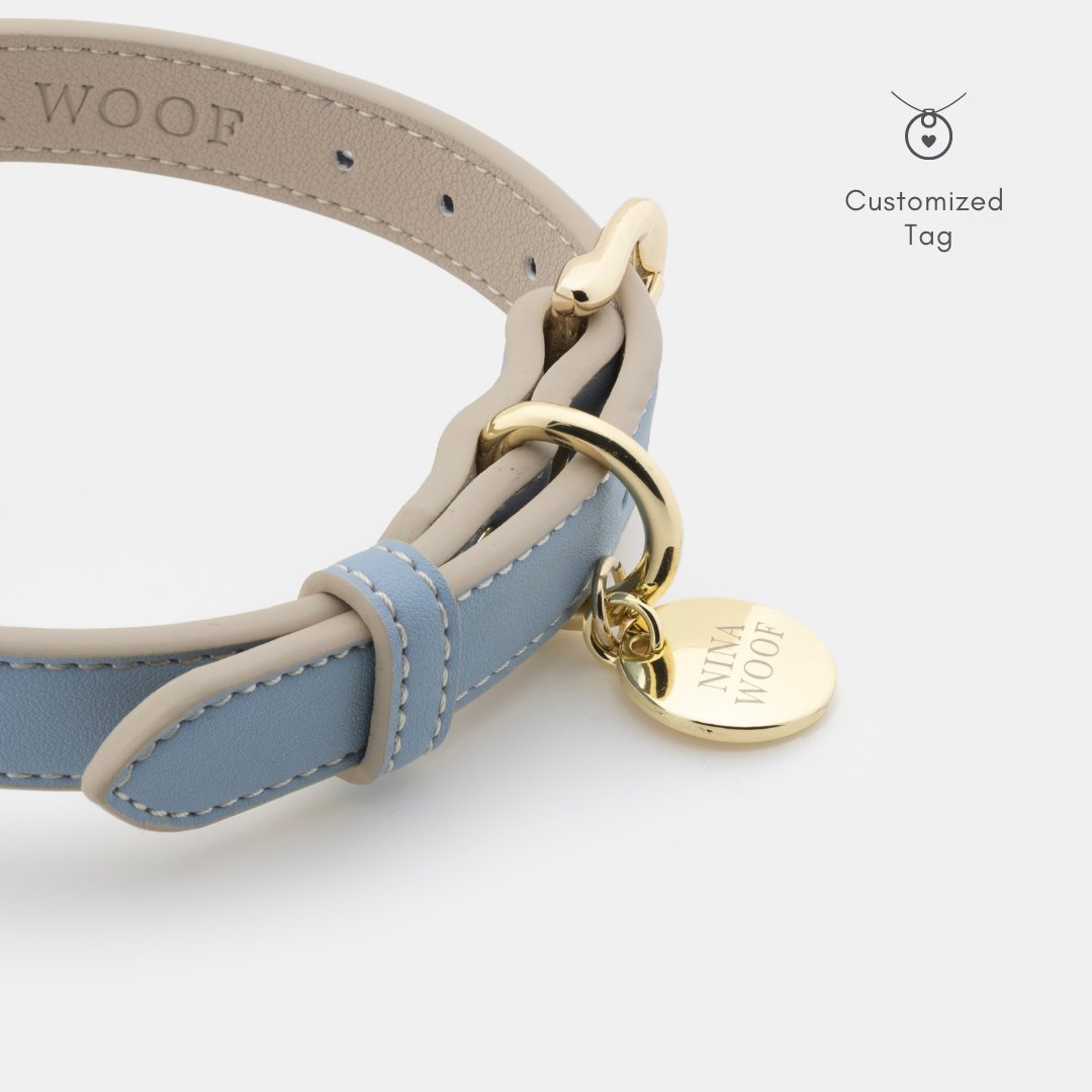 Air Tag Enabled - Leather Dog Collar